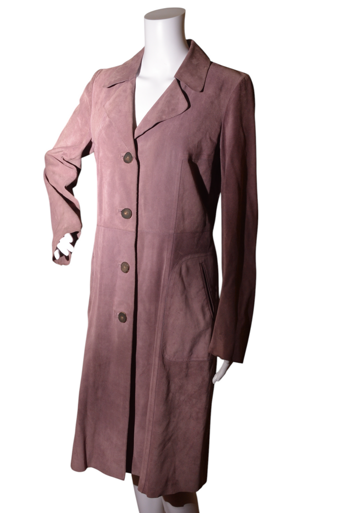 Marni Lavender Suede Coat - irvrsbl