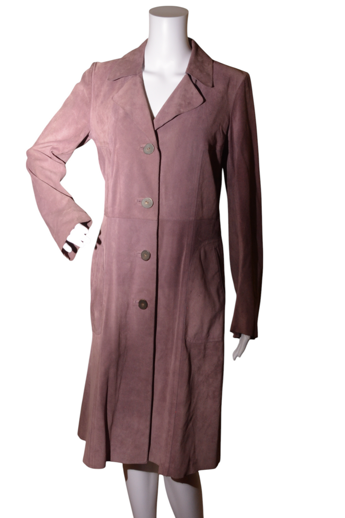 Marni Lavender Suede Coat - irvrsbl