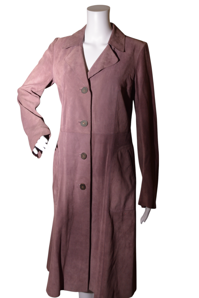 Marni Lavender Suede Coat - irvrsbl
