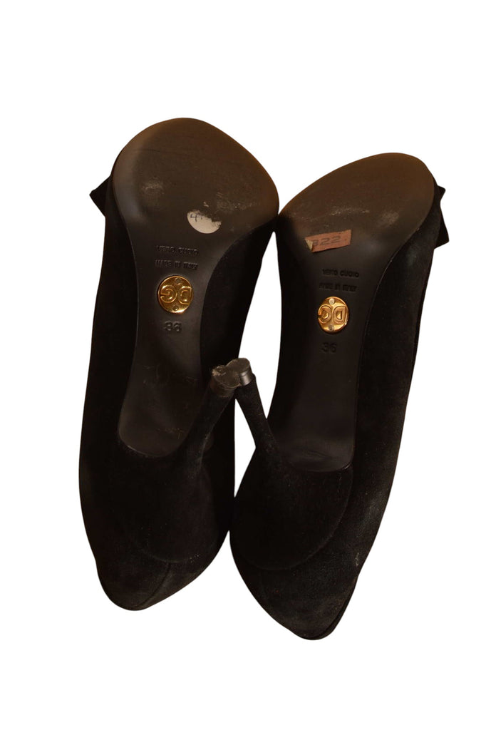 Dolce and Gabbana Lipstick Suede Pumps Heels 36 - irvrsbl