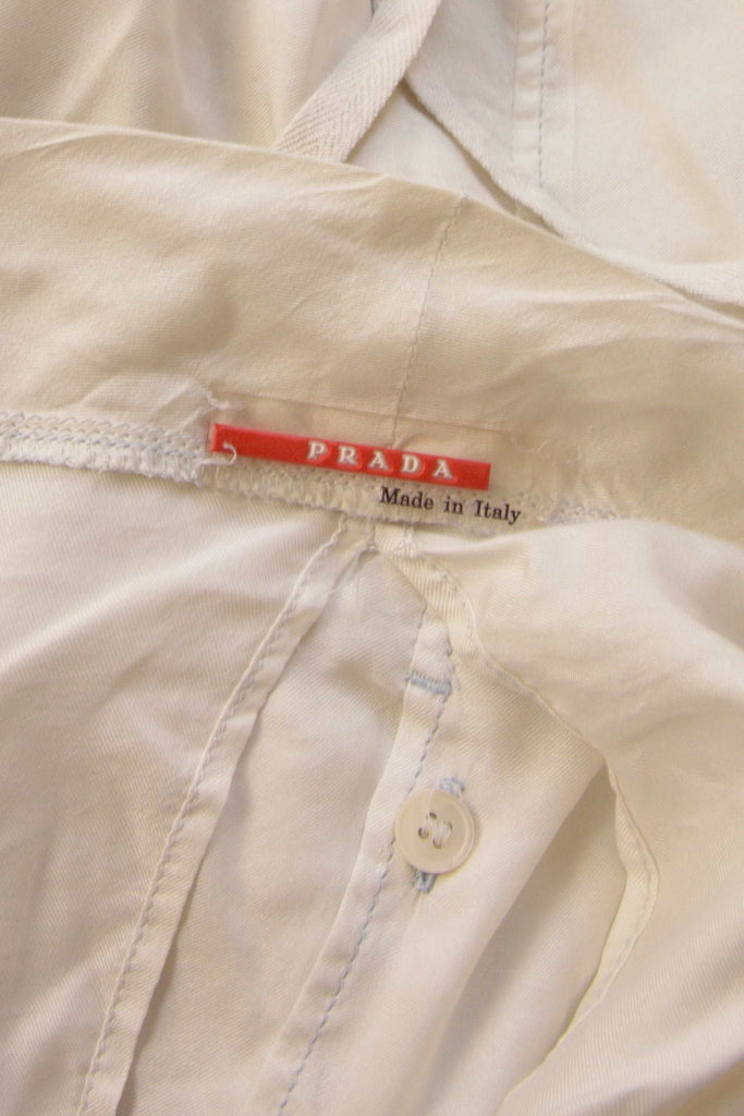 Prada Off the Shoulder Pleated Silk Dress - irvrsbl