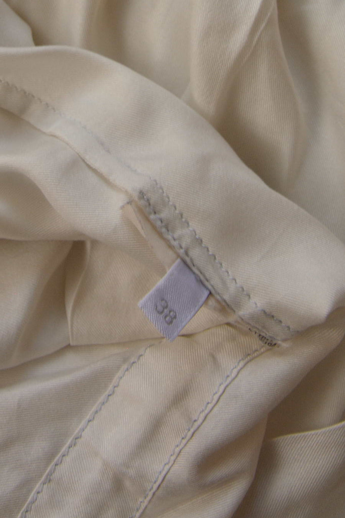 Prada Off the Shoulder Pleated Silk Dress - irvrsbl