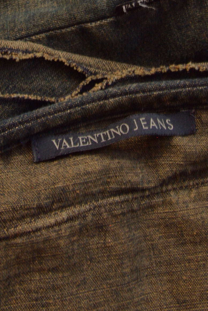 Valentino Off the Shoulder Denim Corset - irvrsbl