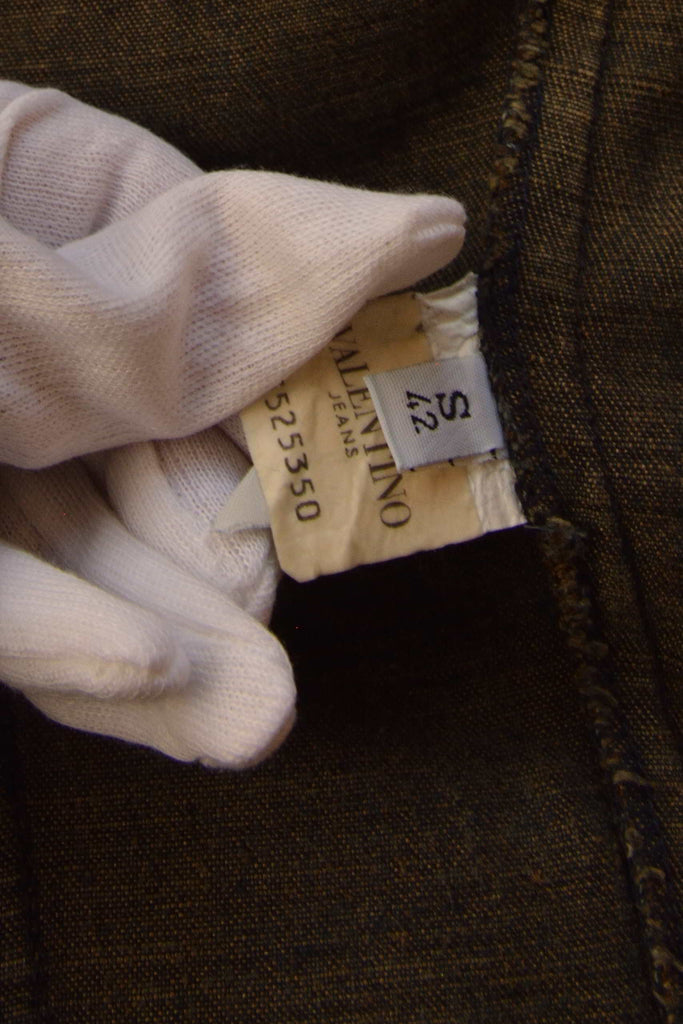 Valentino Off the Shoulder Denim Corset - irvrsbl