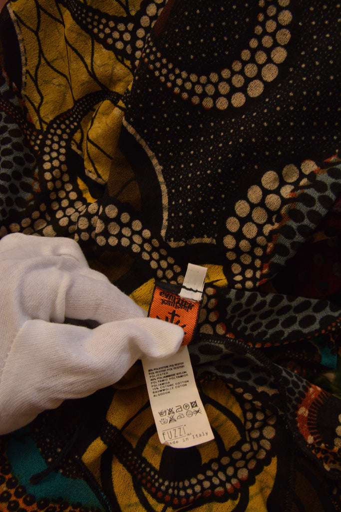 Jean Paul Gaultier Mesh Open Tie Front Dress - irvrsbl