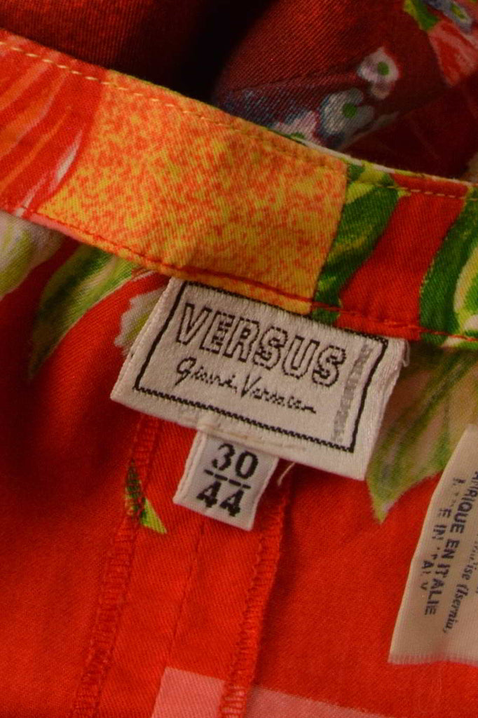 Versace Angel Sleeve Floral Top - irvrsbl