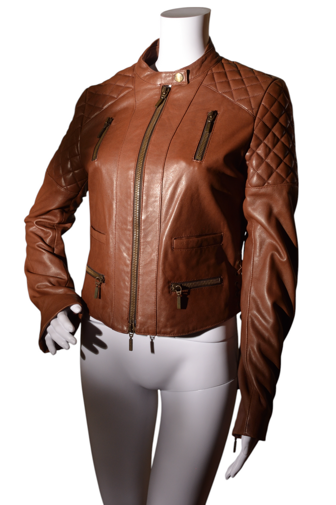 Plein Sud Quilted Leather Jacket - irvrsbl