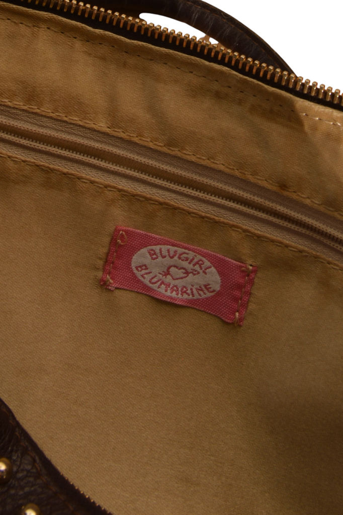 Blugirl Leopard Pony Hair Studded Bag - irvrsbl