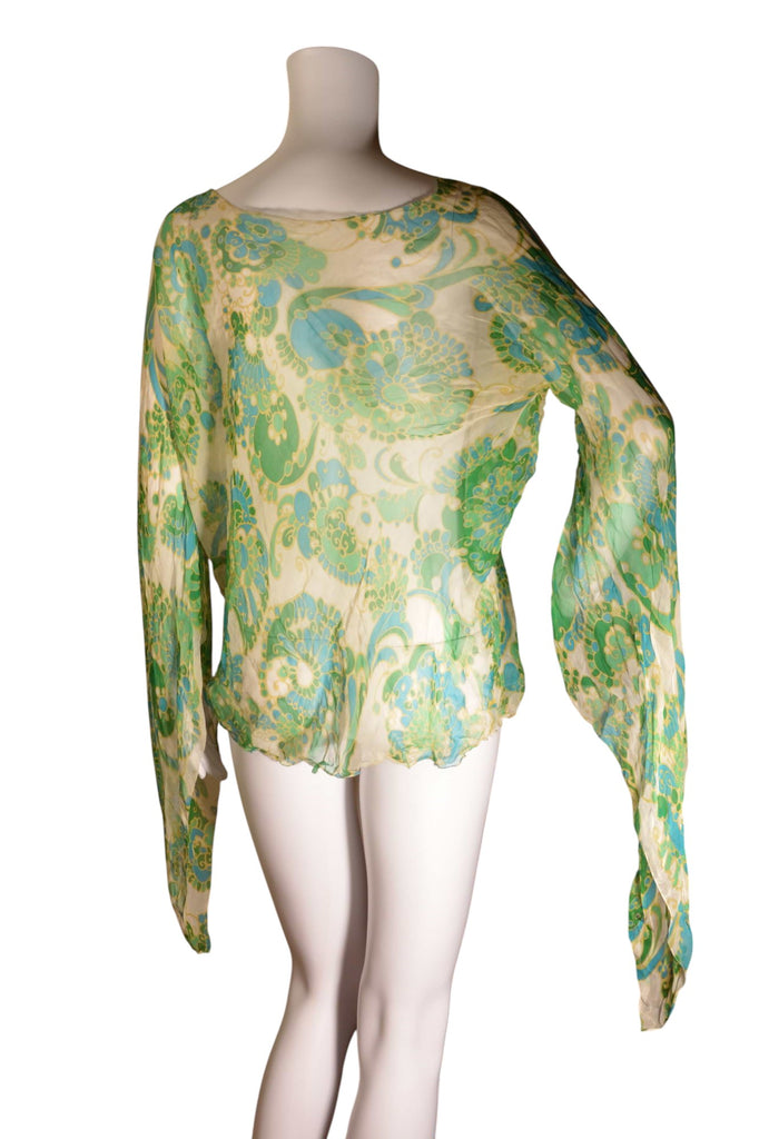 Dolce and Gabbana Sheer Paisley Top - irvrsbl