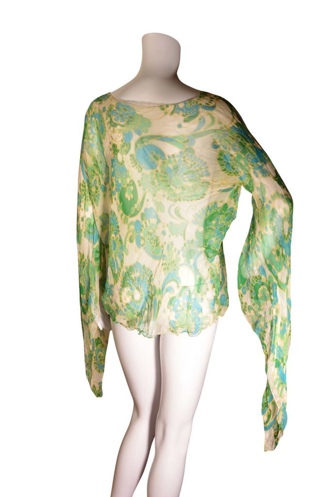 Dolce and Gabbana Sheer Paisley Top - irvrsbl