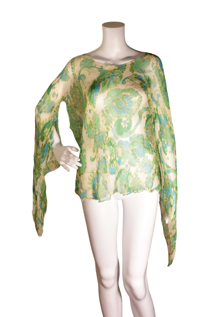 Dolce and Gabbana Sheer Paisley Top - irvrsbl
