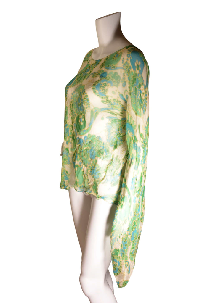 Dolce and Gabbana Sheer Paisley Top - irvrsbl