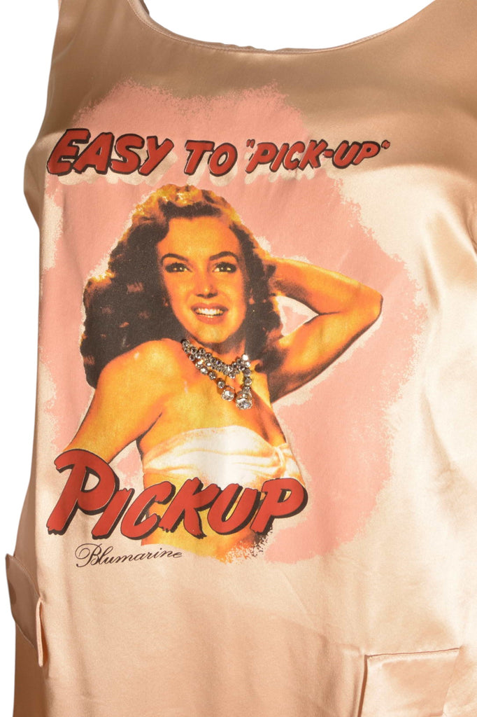 Blumarine Easy To Pickup Silk Dress - irvrsbl