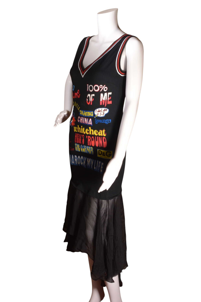 Dolce and Gabbana Show Time Printed Tank Dress - irvrsbl