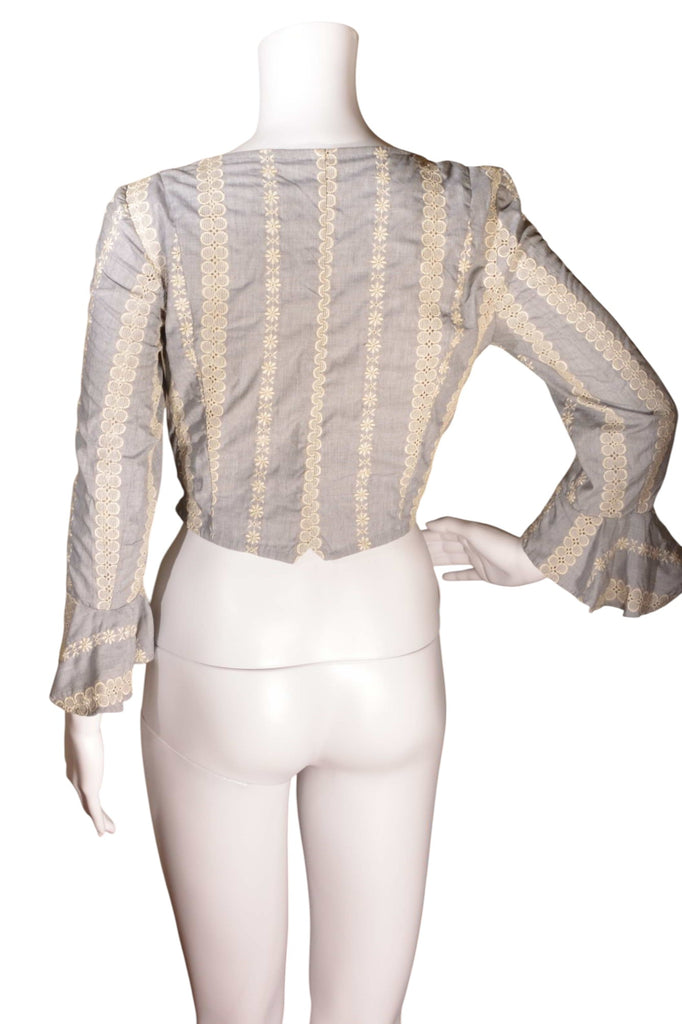 Anna Sui Milkmaid Broderie Top - irvrsbl