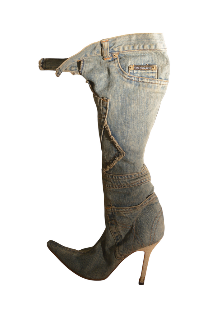 Dolce and Gabbana Denim Boots - irvrsbl