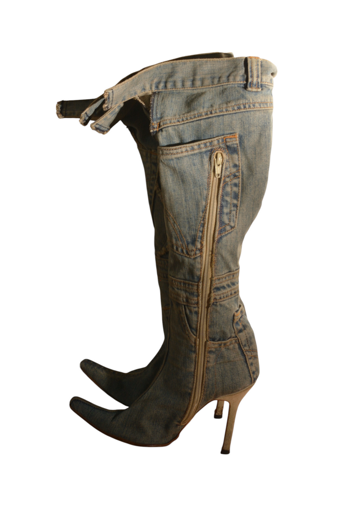 Dolce and Gabbana Denim Boots - irvrsbl
