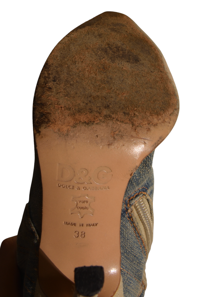 Dolce and Gabbana Denim Boots - irvrsbl