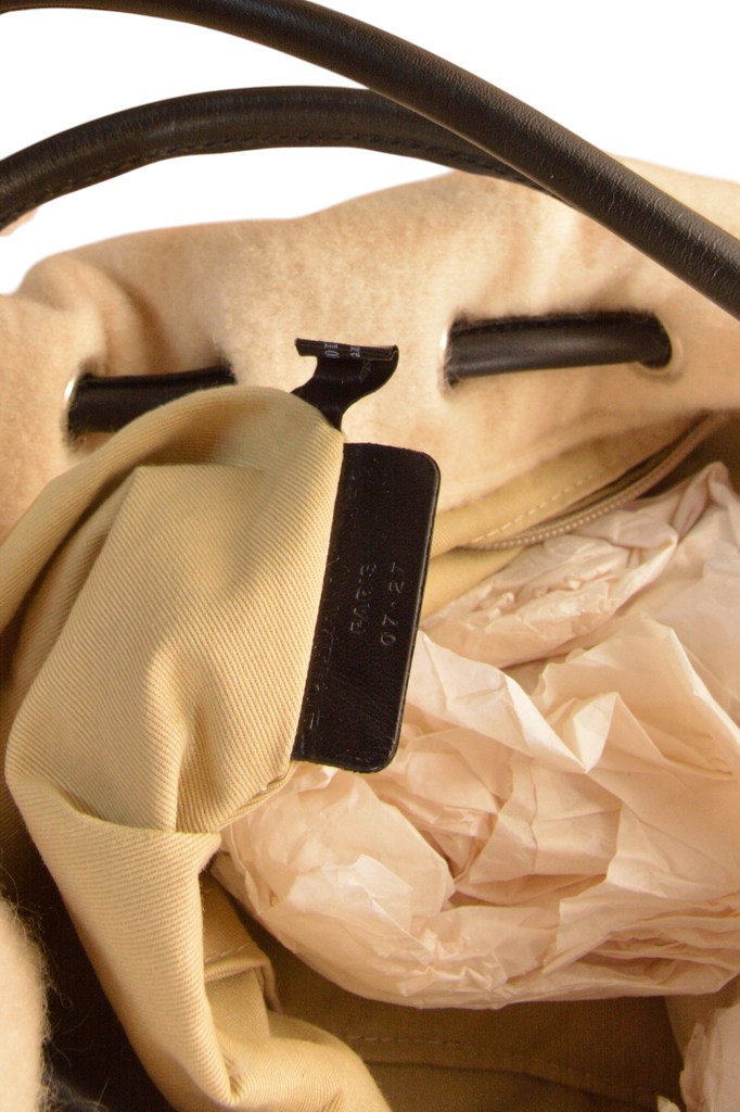 Sonia Rykiel Oversized Wool Domino Bag - irvrsbl