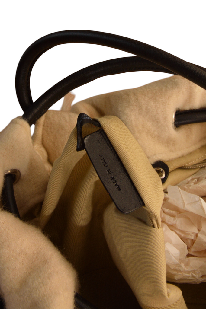 Sonia Rykiel Oversized Wool Domino Bag - irvrsbl