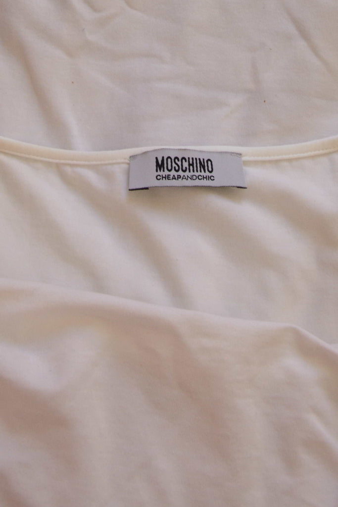 Moschino Don’t Judge A Girl By Her Clothes Safety Pin Dress - irvrsbl