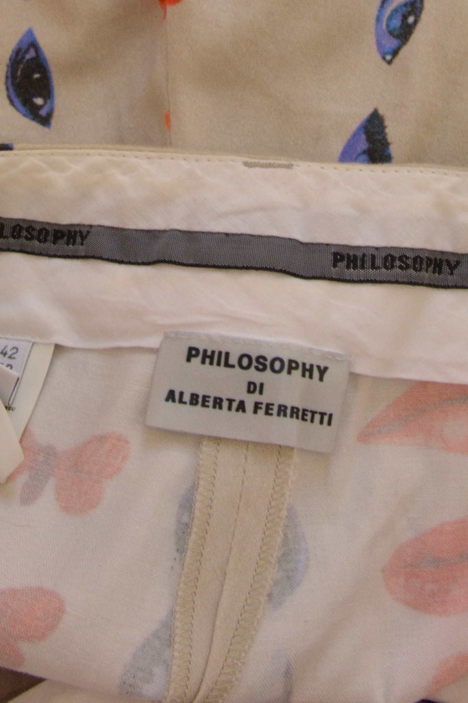 Alberta Ferretti Lips and Eyes Shorts - irvrsbl