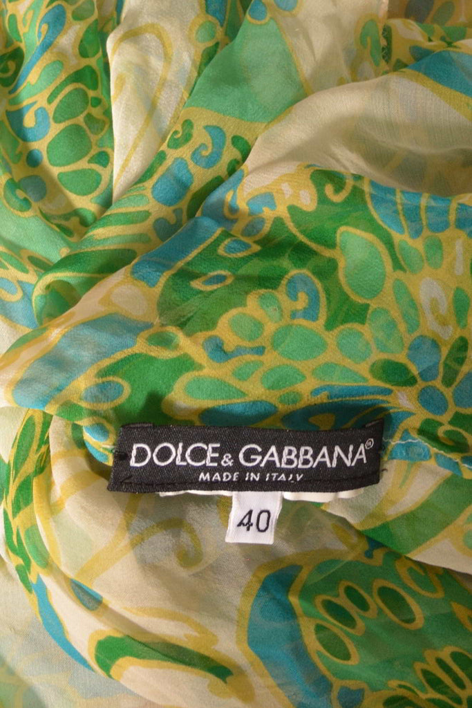 Dolce and Gabbana Sheer Paisley Top - irvrsbl