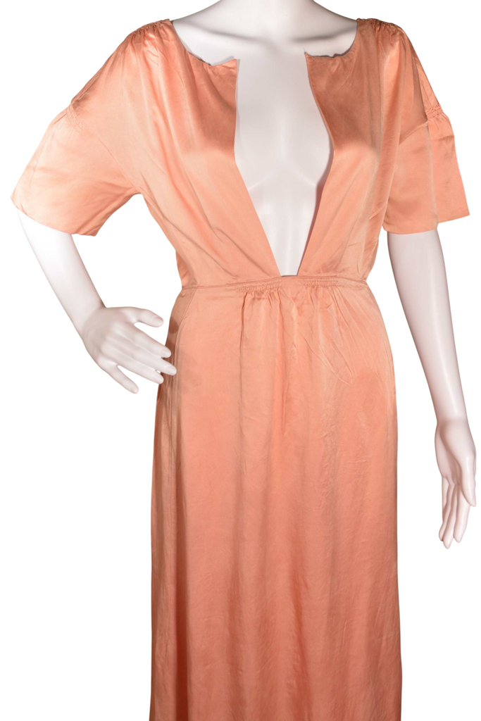 Miu Miu Silk Plunging Backless Dress - irvrsbl