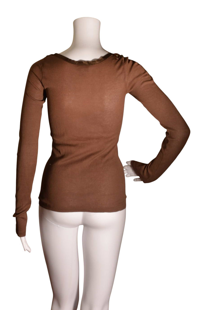 Dolce and Gabbana Ti Amo Top with Crochet Detail - irvrsbl