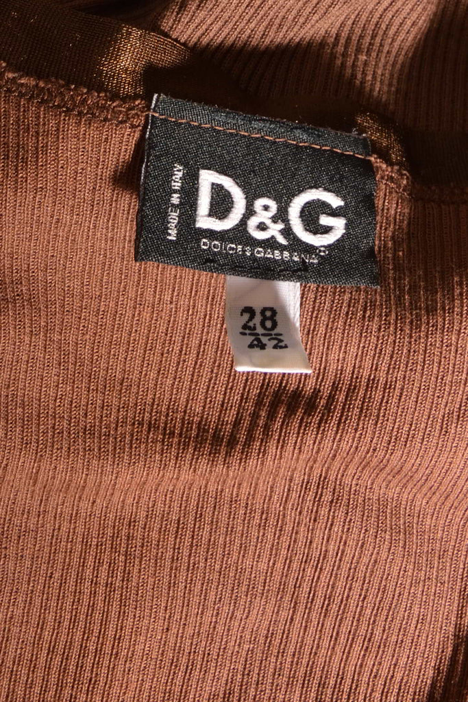 Dolce and Gabbana Ti Amo Top with Crochet Detail - irvrsbl