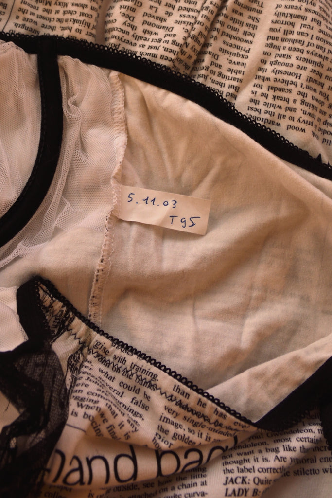 John Galliano Newspaper Print Slip Dress - irvrsbl