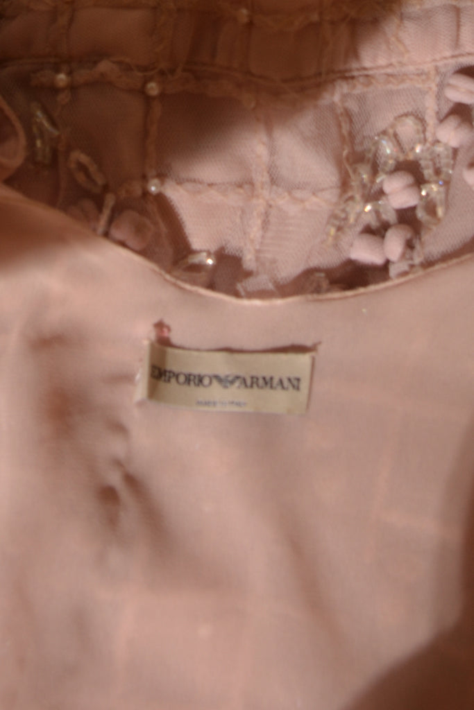 Emporio Armani Sheer Beaded Top - irvrsbl