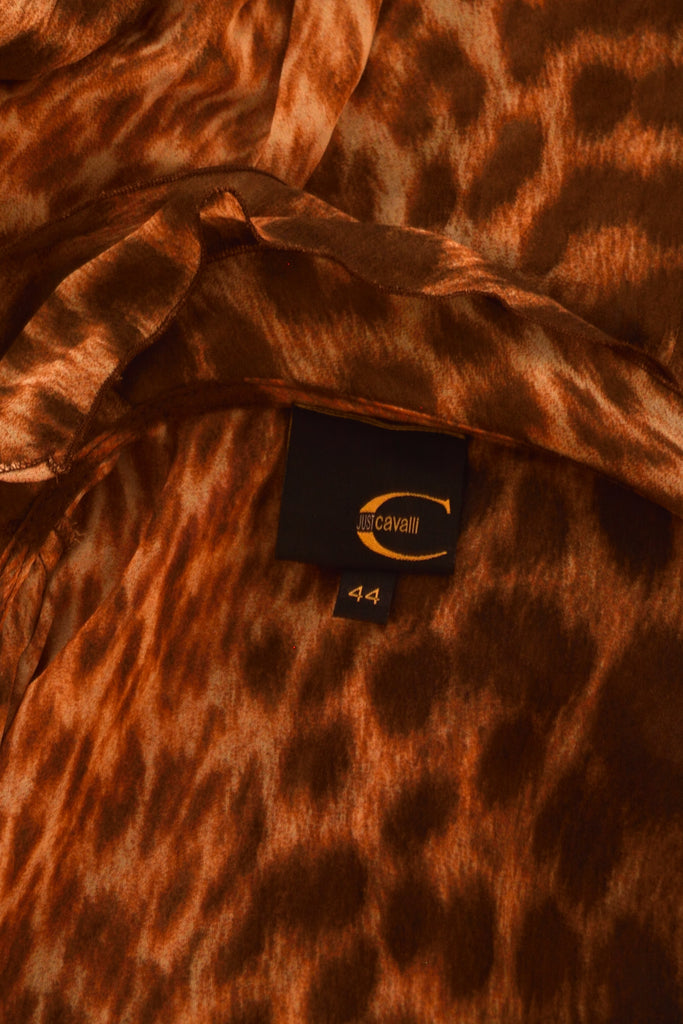 Roberto Cavalli Laceup Sheer Blouse - irvrsbl