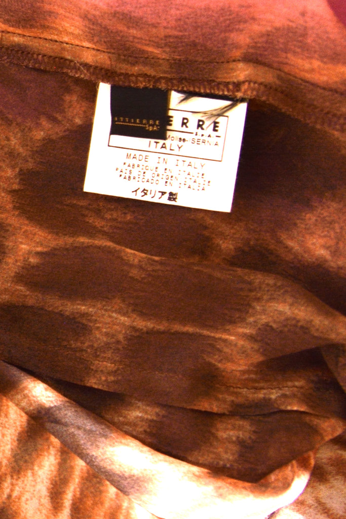 Roberto Cavalli Laceup Sheer Blouse - irvrsbl