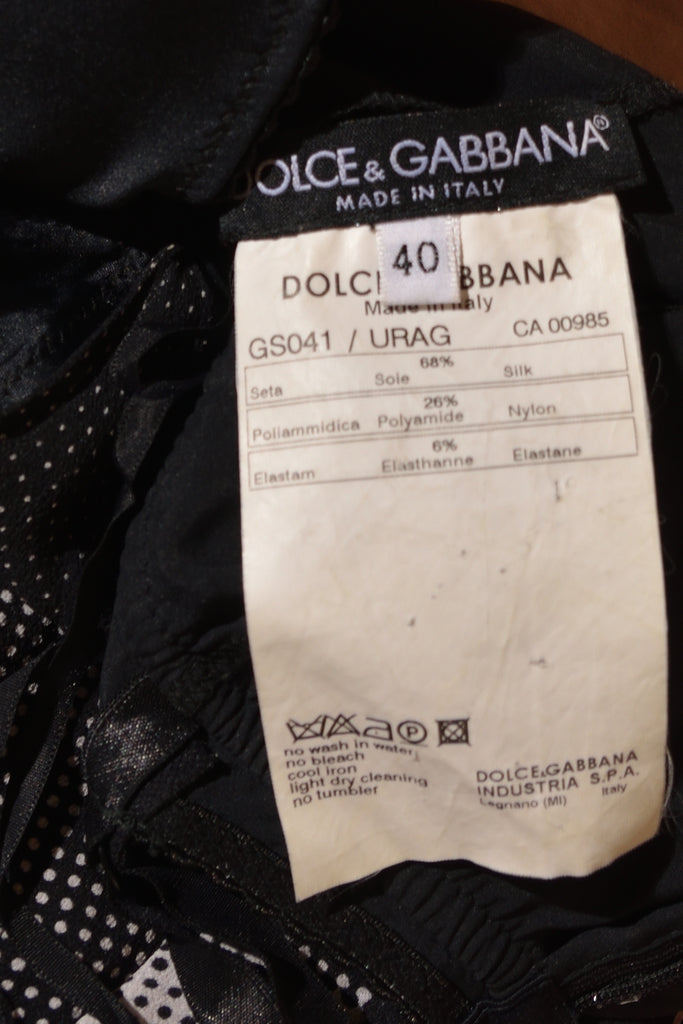 Dolce and Gabbana Pointillist Bustier Dress - irvrsbl