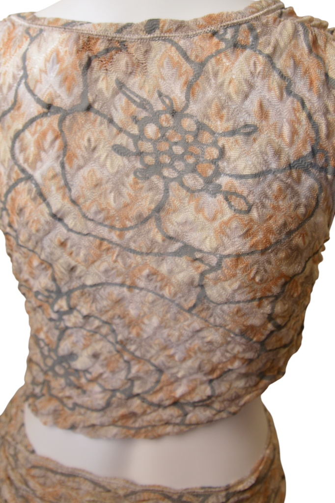 Missoni Cutout Knit Dress with Scarf - irvrsbl