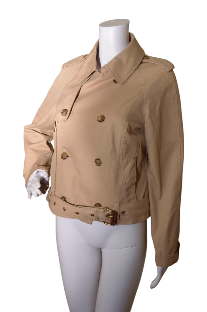 Emporio Armani Cropped Trench Coat - irvrsbl