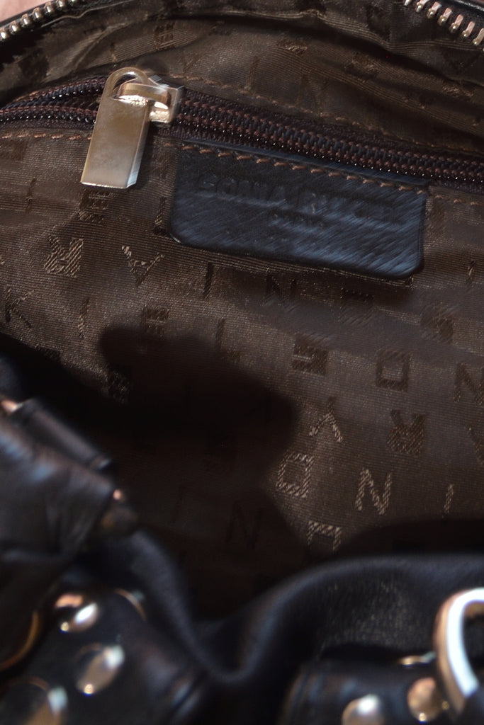 Sonia Rykiel Mini Leather Domino Bag - irvrsbl