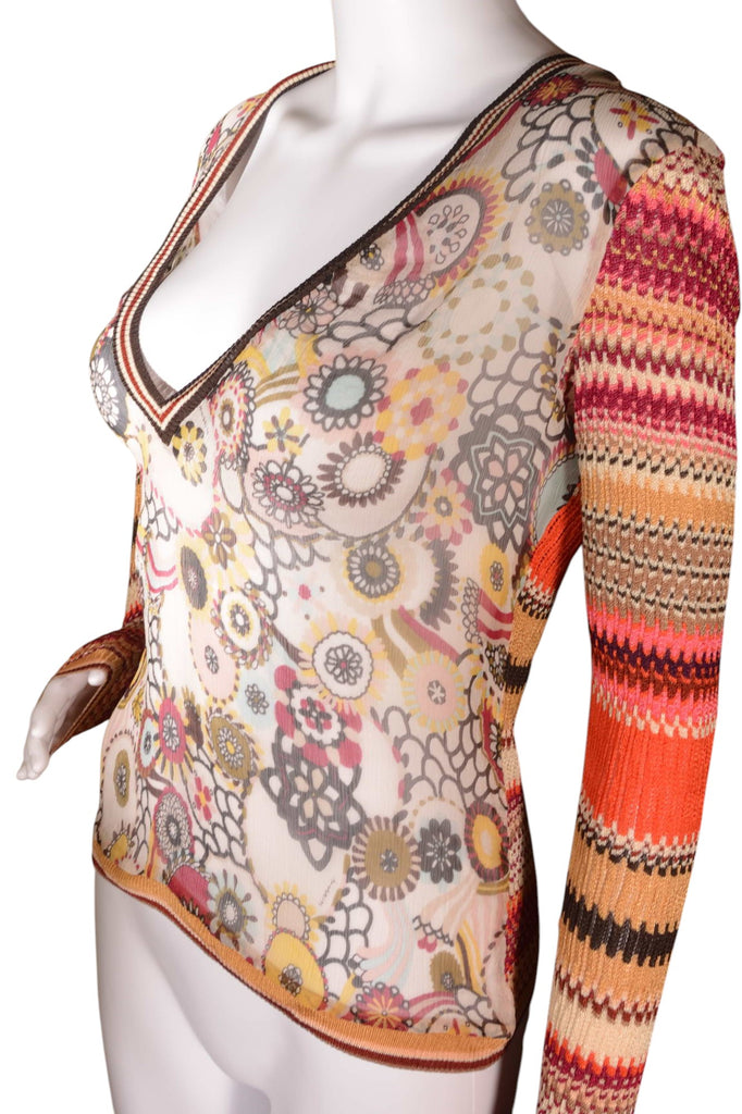Missoni Spring 2003 Sheer Knit Top - irvrsbl
