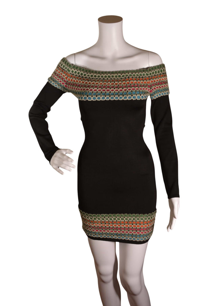 Alaia Off The Shoulder Knit Dress - irvrsbl
