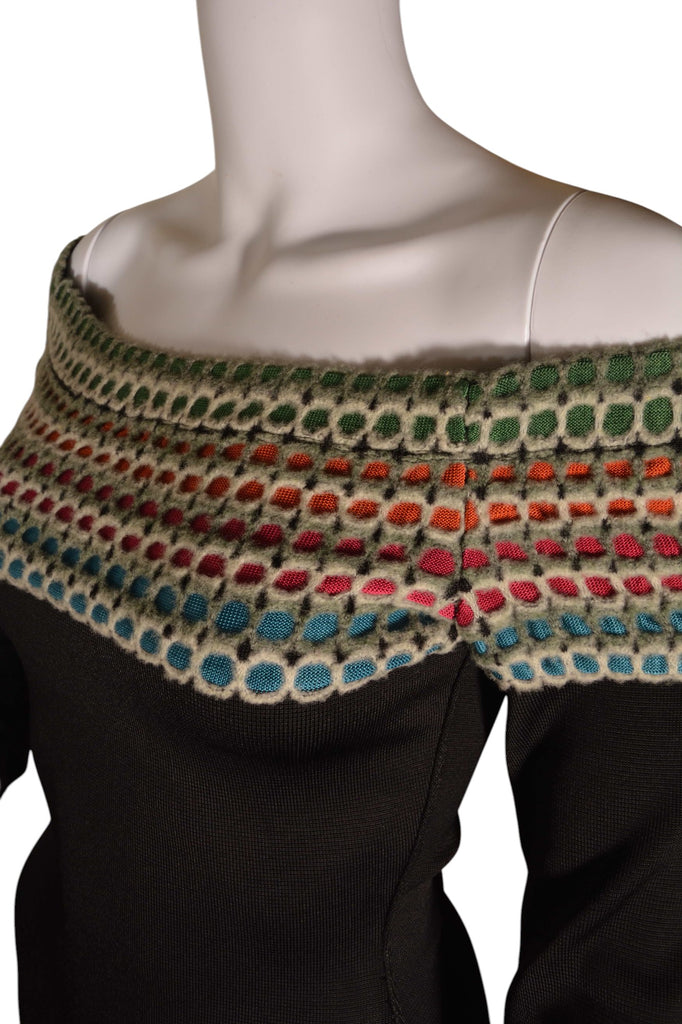 Alaia Off The Shoulder Knit Dress - irvrsbl