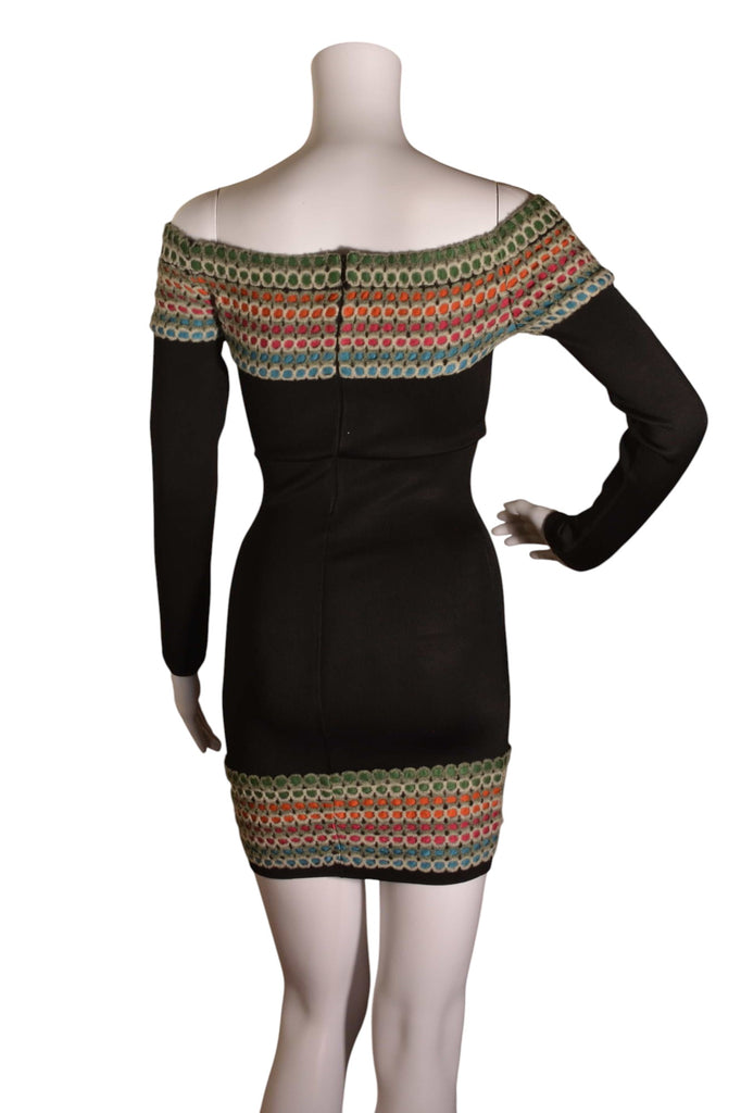 Alaia Off The Shoulder Knit Dress - irvrsbl