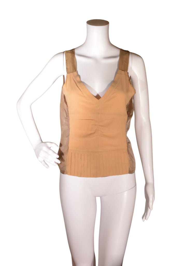 Miu Miu Silk Top with Capelet c. 2000-2001 - irvrsbl