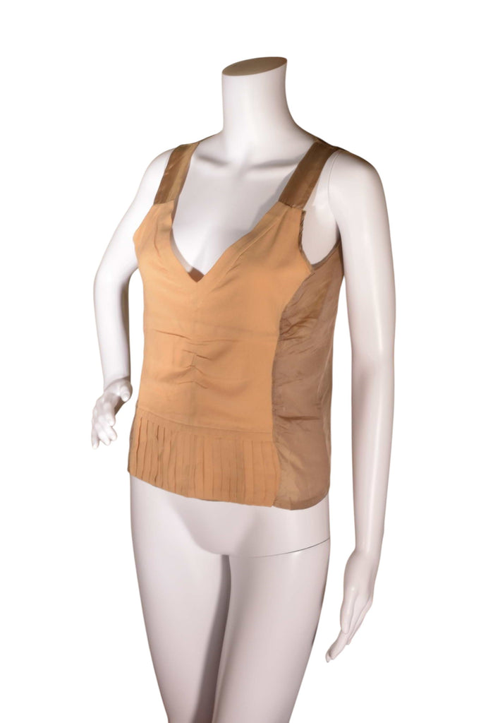 Miu Miu Silk Top with Capelet c. 2000-2001 - irvrsbl