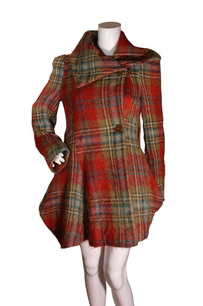 Vivienne Westwood Red Label F/W 2009 Mohair Plaid Coat - irvrsbl