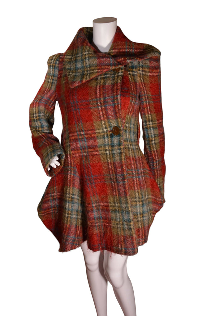 Vivienne Westwood Red Label F/W 2009 Mohair Plaid Coat - irvrsbl
