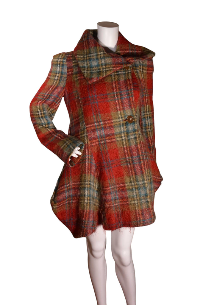 Vivienne Westwood Red Label F/W 2009 Mohair Plaid Coat - irvrsbl