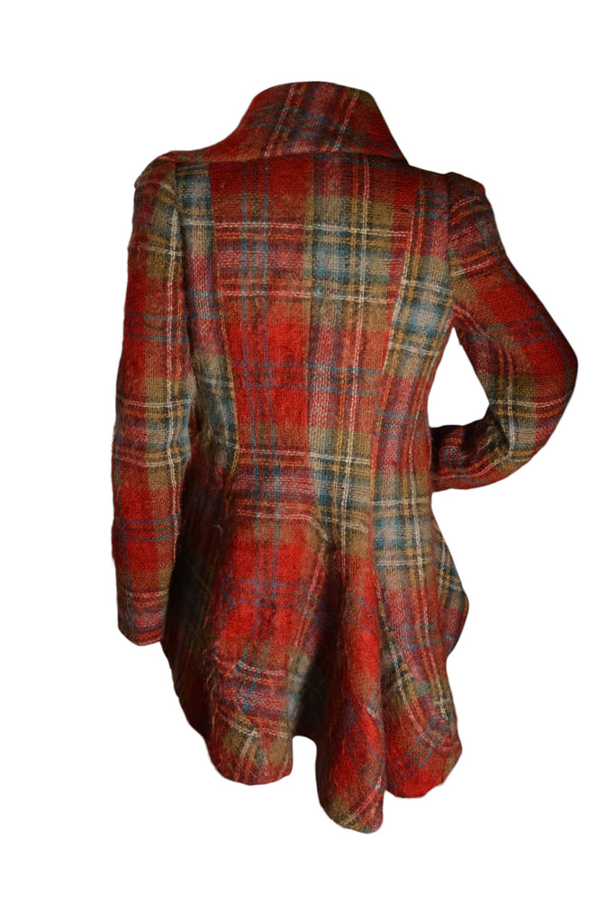 Vivienne Westwood Red Label F/W 2009 Mohair Plaid Coat - irvrsbl