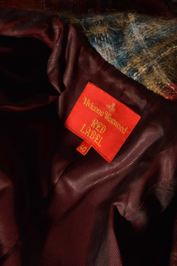 Vivienne Westwood Red Label F/W 2009 Mohair Plaid Coat - irvrsbl