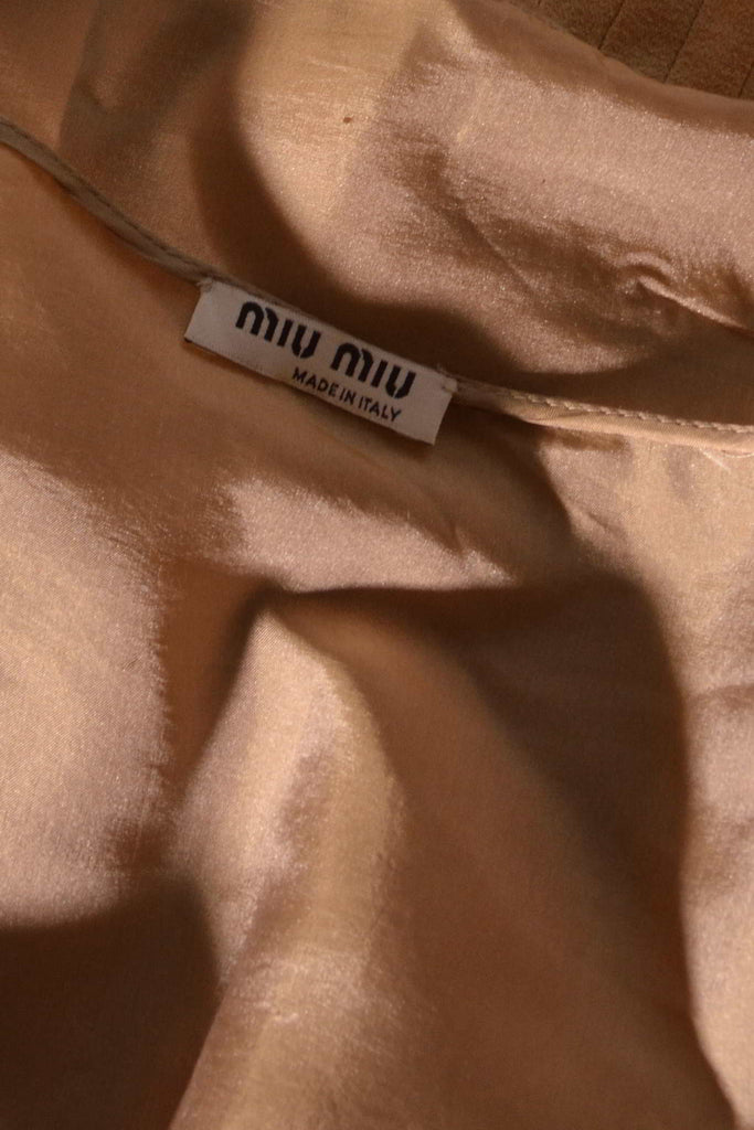 Miu Miu Silk Top with Capelet c. 2000-2001 - irvrsbl